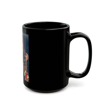 Terry Moore #713 - Mag. Cover (Vintage Female Icon) Black Coffee Mug - Go Mug Yourself