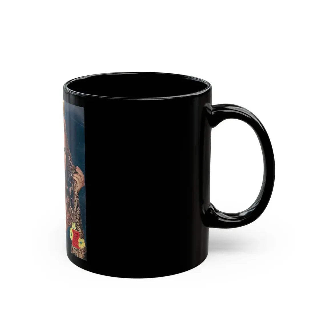 Terry Moore #713 - Mag. Cover (Vintage Female Icon) Black Coffee Mug - Go Mug Yourself