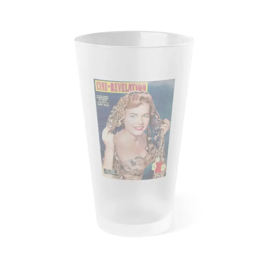 Terry Moore #713 - Mag. Cover (Vintage Female Icon) Frosted Pint Glass 16oz 16oz Frosted - Go Mug Yourself