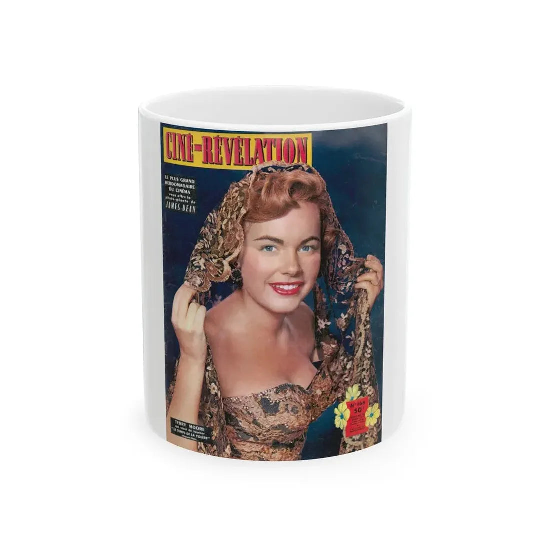 Terry Moore #713 - Mag. Cover (Vintage Female Icon) White Coffee Mug 11oz - Go Mug Yourself