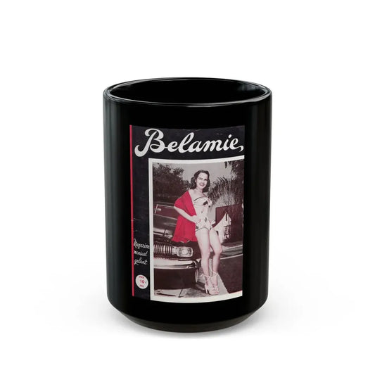 Terry Moore #714 - Mag. Cover (Vintage Female Icon) Black Coffee Mug 15oz - Go Mug Yourself