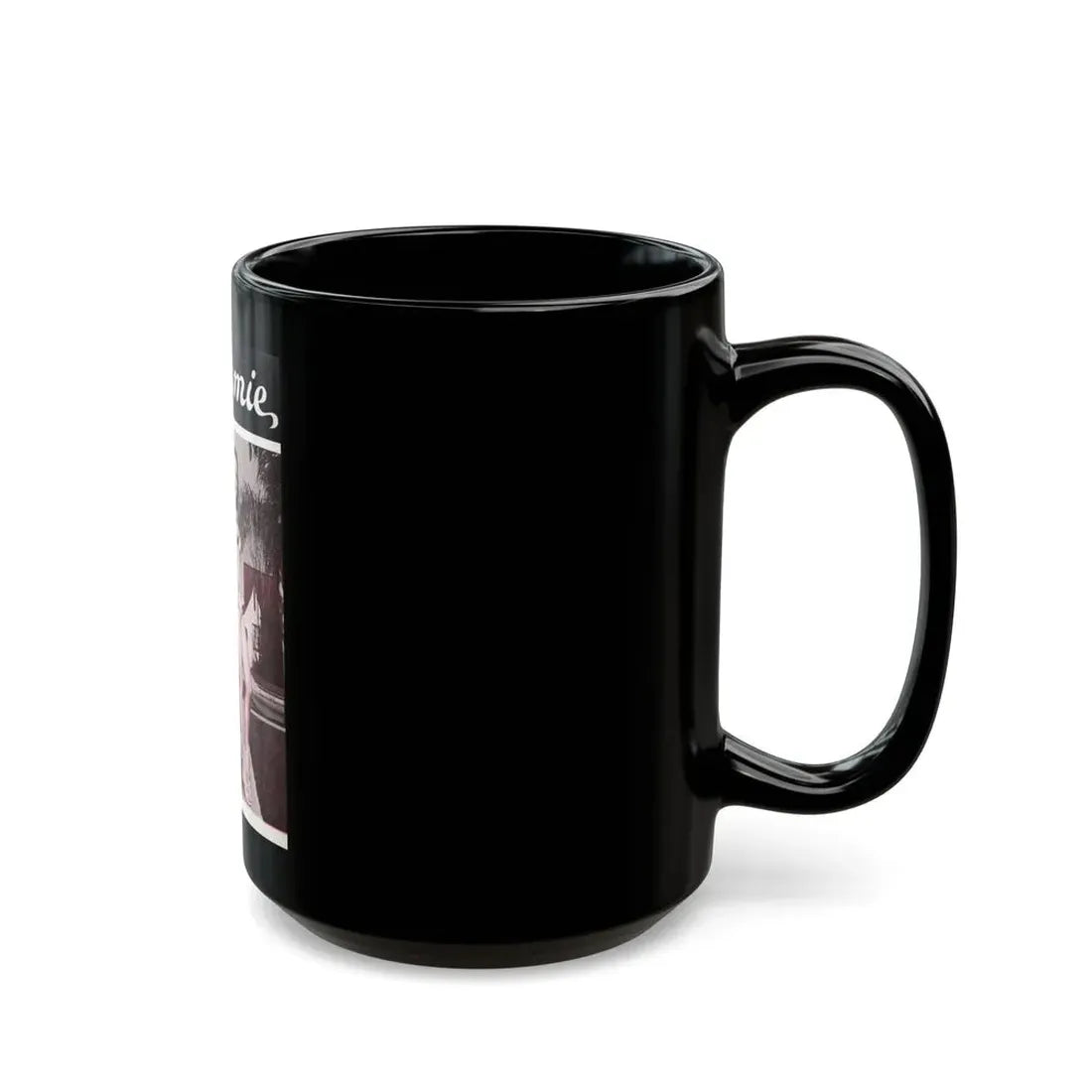 Terry Moore #714 - Mag. Cover (Vintage Female Icon) Black Coffee Mug - Go Mug Yourself