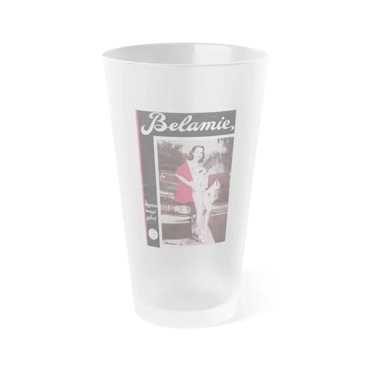 Terry Moore #714 - Mag. Cover (Vintage Female Icon) Frosted Pint Glass 16oz 16oz Frosted - Go Mug Yourself