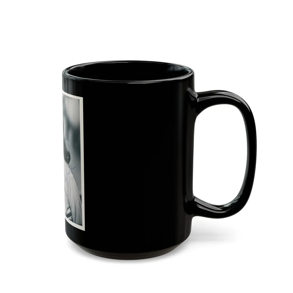Terry Moore #716 (Vintage Female Icon) Black Coffee Mug-Go Mug Yourself