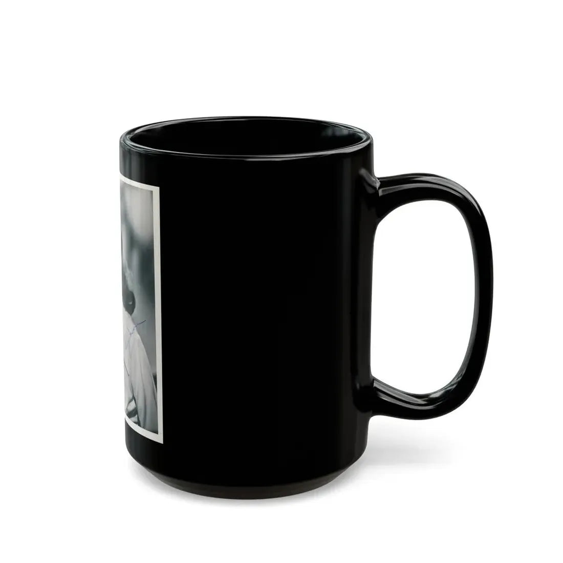 Terry Moore #716 (Vintage Female Icon) Black Coffee Mug - Go Mug Yourself