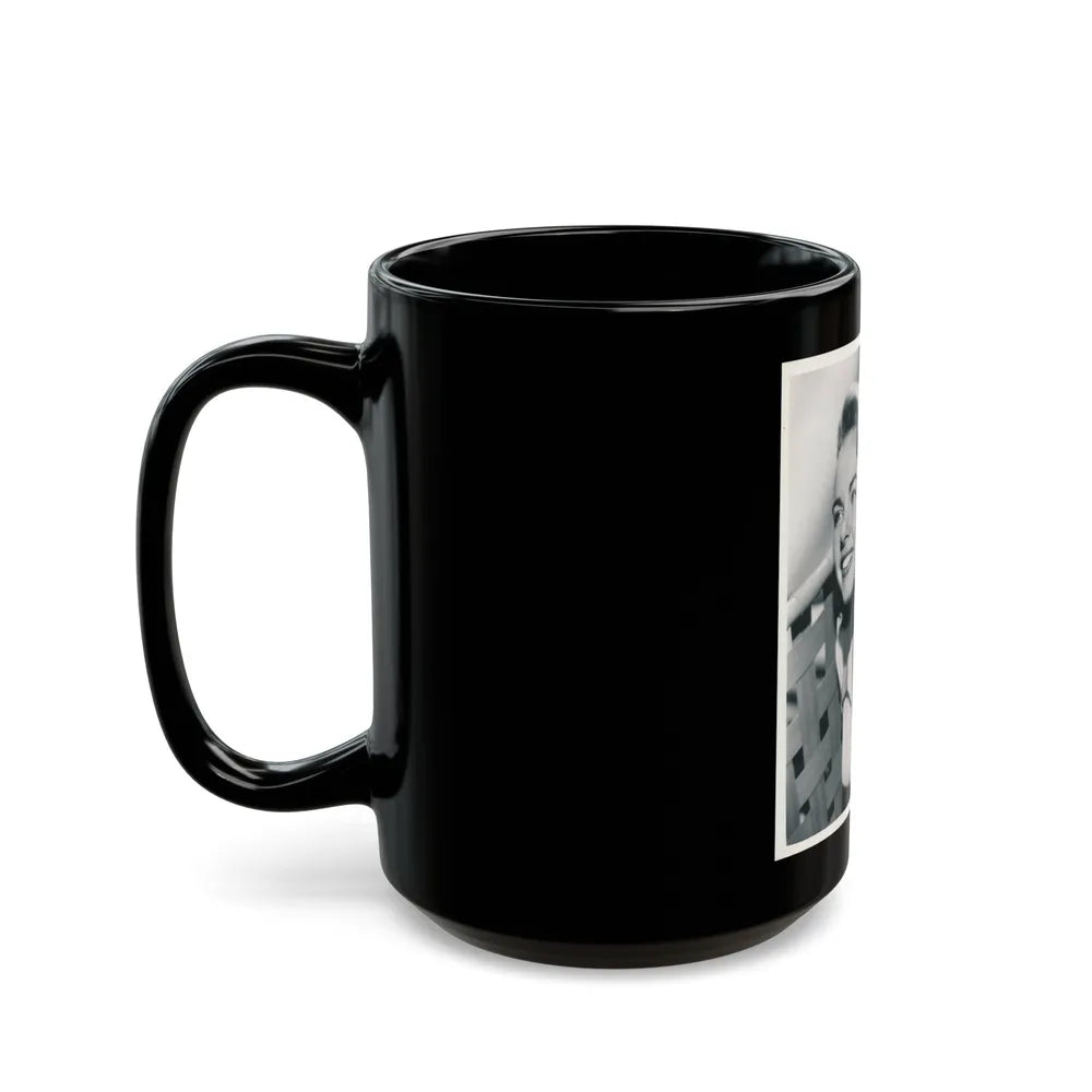 Terry Moore #716 (Vintage Female Icon) Black Coffee Mug-Go Mug Yourself