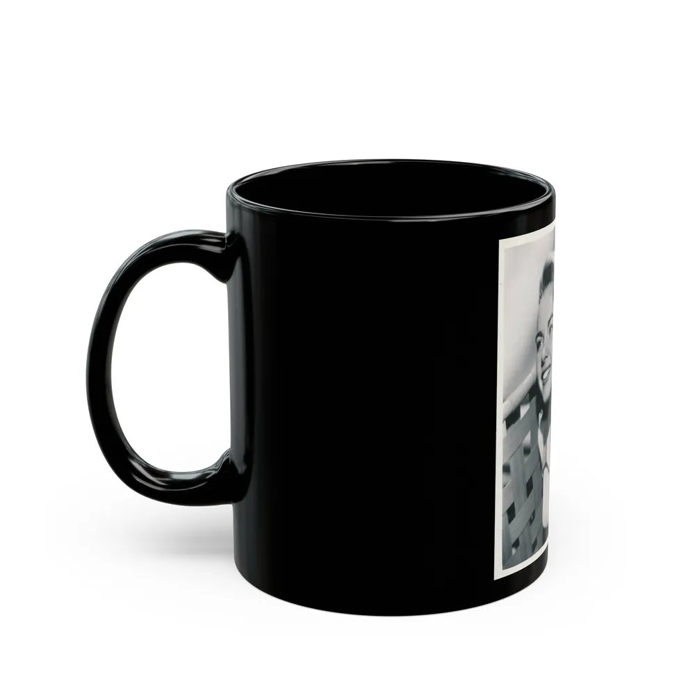 Terry Moore #716 (Vintage Female Icon) Black Coffee Mug-Go Mug Yourself