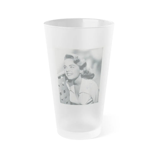 Terry Moore #716 (Vintage Female Icon) Frosted Pint Glass 16oz-16oz-Frosted-Go Mug Yourself