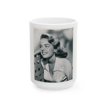 Terry Moore #716 (Vintage Female Icon) White Coffee Mug 15oz - Go Mug Yourself