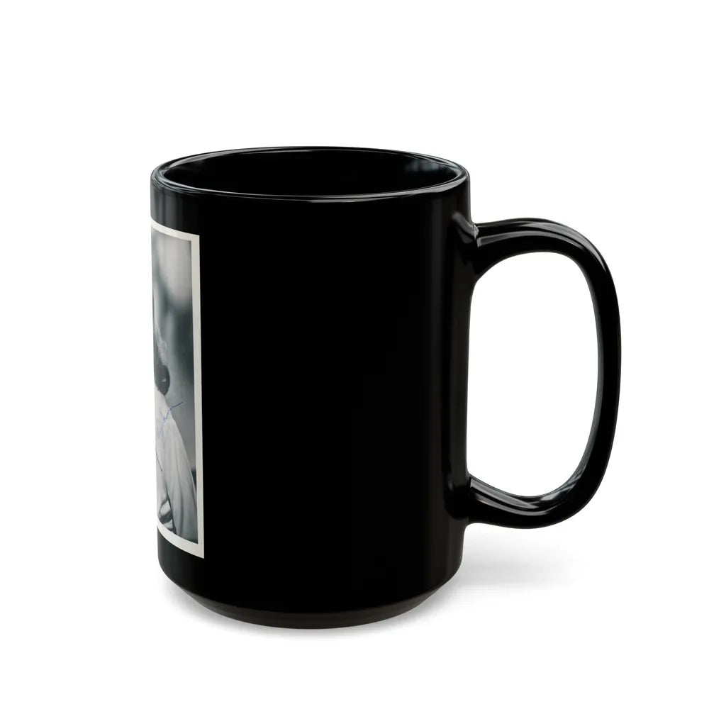 Terry Moore #7161 (Vintage Female Icon) Black Coffee Mug-Go Mug Yourself