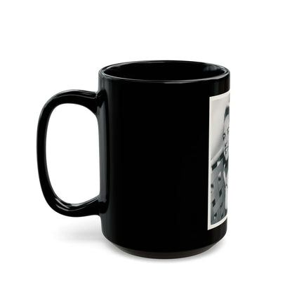 Terry Moore #7161 (Vintage Female Icon) Black Coffee Mug-Go Mug Yourself
