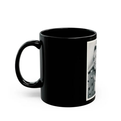 Terry Moore #7161 (Vintage Female Icon) Black Coffee Mug - Go Mug Yourself