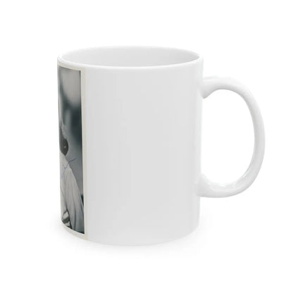 Terry Moore #7161 (Vintage Female Icon) White Coffee Mug-Go Mug Yourself