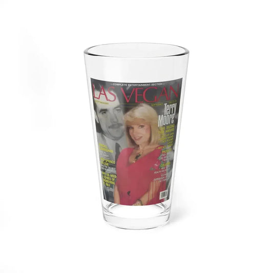 Terry Moore #717 - Las Vegan Mag. Cover Sept. '84 (Vintage Female Icon) Pint Glass 16oz 16oz - Go Mug Yourself