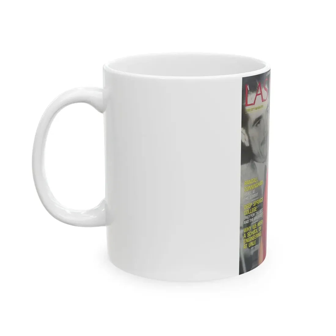 Terry Moore #717 - Las Vegan Mag. Cover Sept. '84 (Vintage Female Icon) White Coffee Mug - Go Mug Yourself