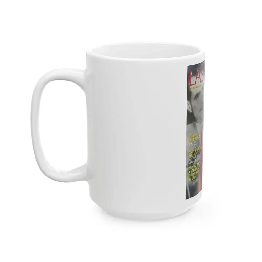 Terry Moore #717 - Las Vegan Mag. Cover Sept. '84 (Vintage Female Icon) White Coffee Mug - Go Mug Yourself