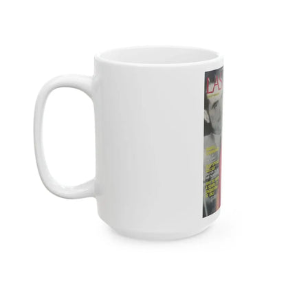 Terry Moore #717 - Las Vegan Mag. Cover Sept. '84 (Vintage Female Icon) White Coffee Mug - Go Mug Yourself
