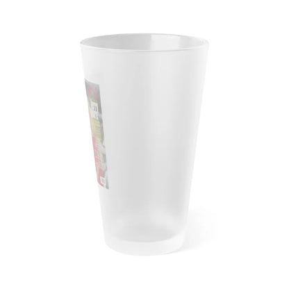Terry Moore #717 - Las Vegan Mag. Cover Sept. '84 (Vintage Female Icon) Frosted Pint Glass 16oz-Go Mug Yourself