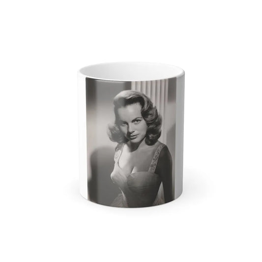 Terry Moore #718 - Head & Upper Body B&W Glamour Late 40's or 50's Vintage Photo1 (Vintage Female Icons) Color Changing Mug 11oz-11oz-Go Mug Yourself