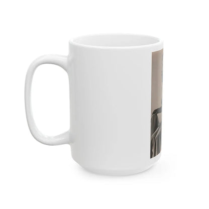 Terry Moore #719 - 7x9 Head & Glamour Upper Body & Waist Shot Circa Early 50's Vintage Photo (Vintage Female Icon) White Coffee Mug-Go Mug Yourself