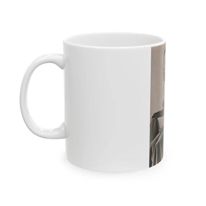 Terry Moore #719 - 7x9 Head & Glamour Upper Body & Waist Shot Circa Early 50's Vintage Photo (Vintage Female Icon) White Coffee Mug-Go Mug Yourself