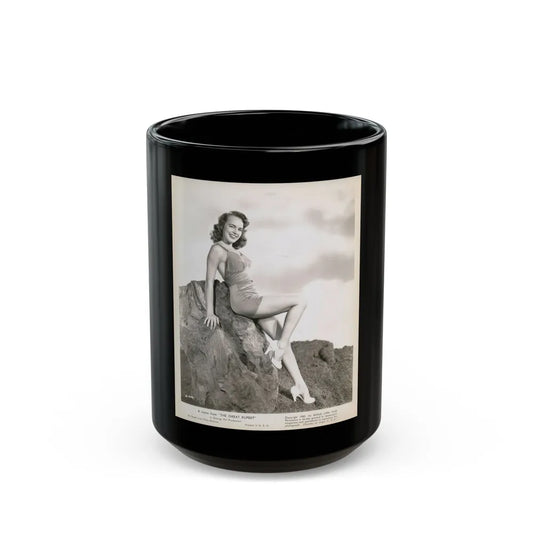 Terry Moore #721 (Vintage Female Icon) Black Coffee Mug-15oz-Go Mug Yourself