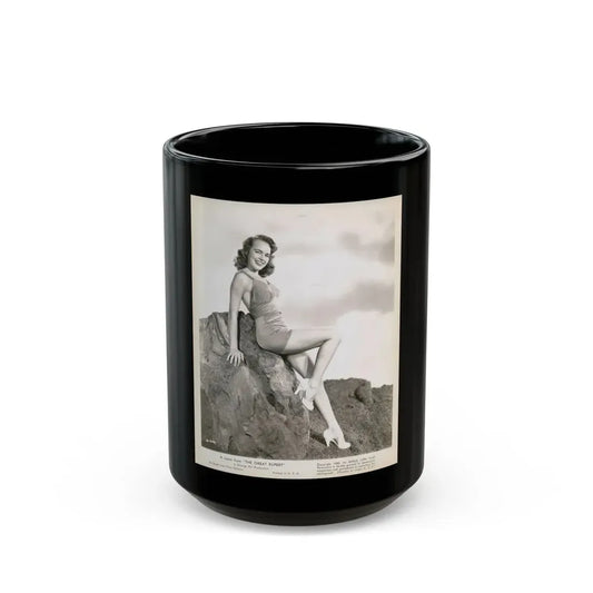 Terry Moore #721 (Vintage Female Icon) Black Coffee Mug 15oz - Go Mug Yourself