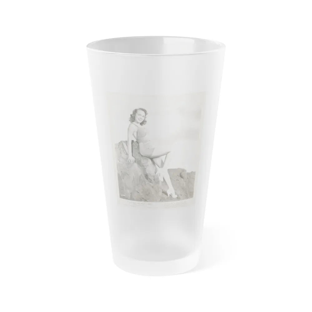 Terry Moore #721 (Vintage Female Icon) Frosted Pint Glass 16oz-16oz-Frosted-Go Mug Yourself