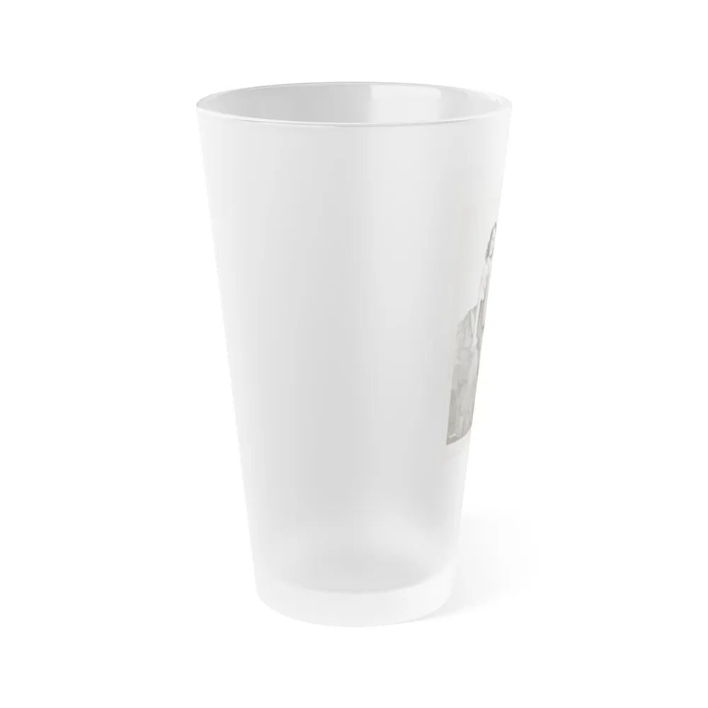 Terry Moore #721 (Vintage Female Icon) Frosted Pint Glass 16oz-Go Mug Yourself