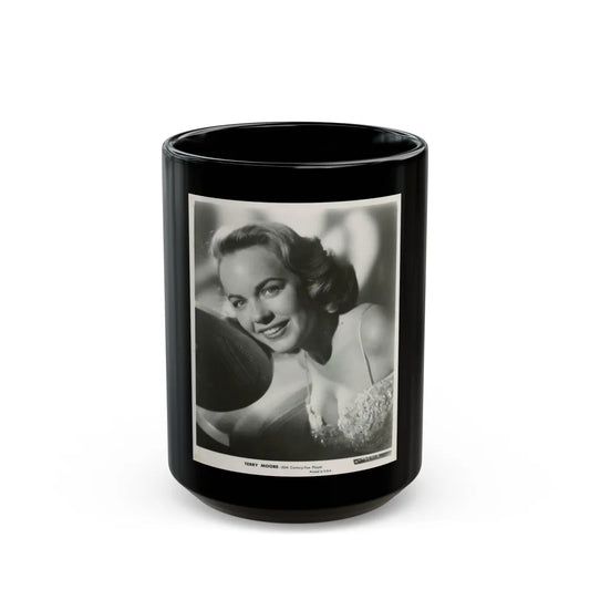 Terry Moore #722 (Vintage Female Icon) Black Coffee Mug-15oz-Go Mug Yourself