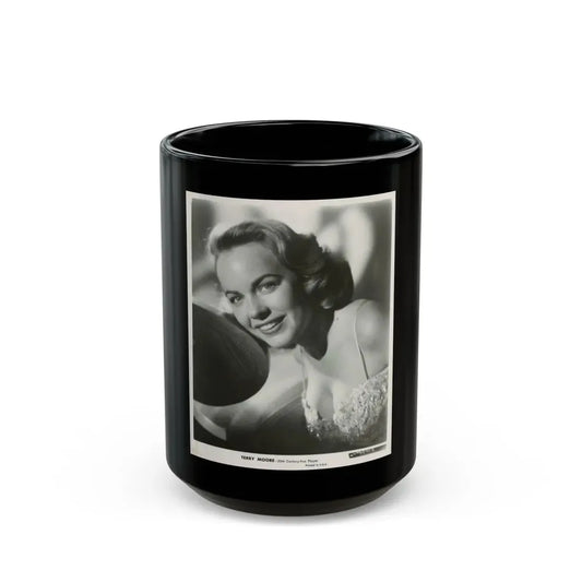 Terry Moore #722 (Vintage Female Icon) Black Coffee Mug 15oz - Go Mug Yourself