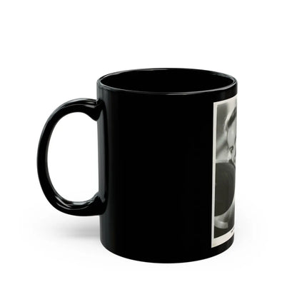 Terry Moore #722 (Vintage Female Icon) Black Coffee Mug-Go Mug Yourself