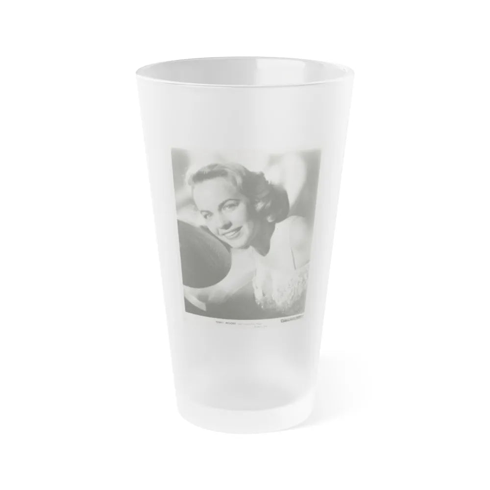 Terry Moore #722 (Vintage Female Icon) Frosted Pint Glass 16oz-16oz-Frosted-Go Mug Yourself