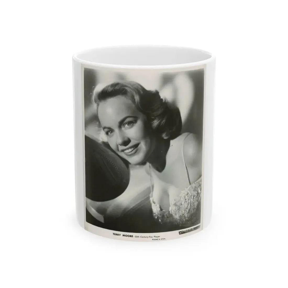 Terry Moore #722 (Vintage Female Icon) White Coffee Mug 11oz - Go Mug Yourself