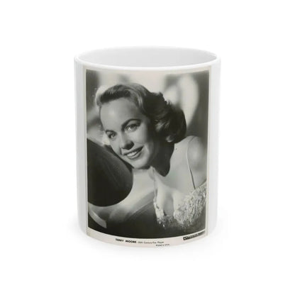Terry Moore #722 (Vintage Female Icon) White Coffee Mug 11oz - Go Mug Yourself