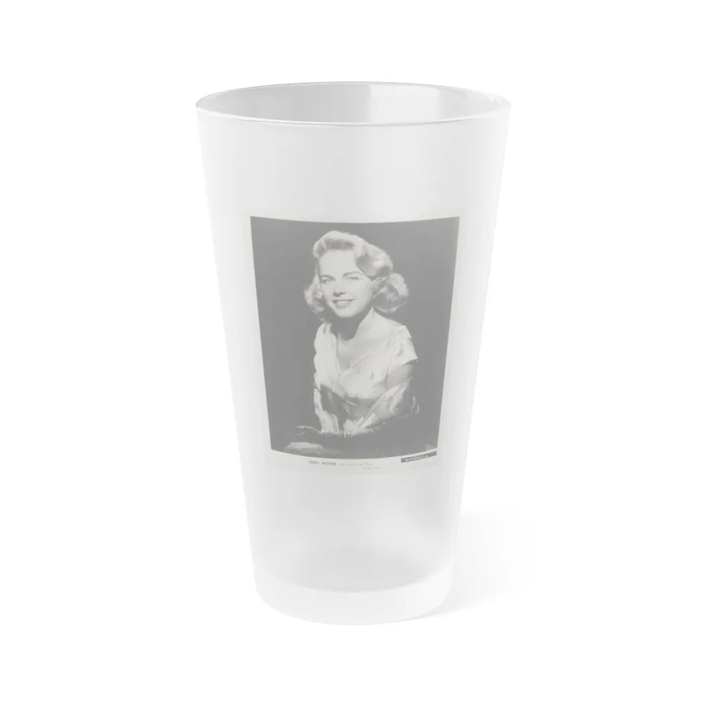 Terry Moore #723 (Vintage Female Icon) Frosted Pint Glass 16oz-16oz-Frosted-Go Mug Yourself