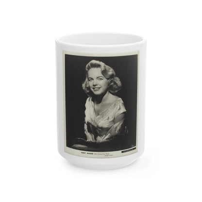 Terry Moore #723 (Vintage Female Icon) White Coffee Mug-15oz-Go Mug Yourself