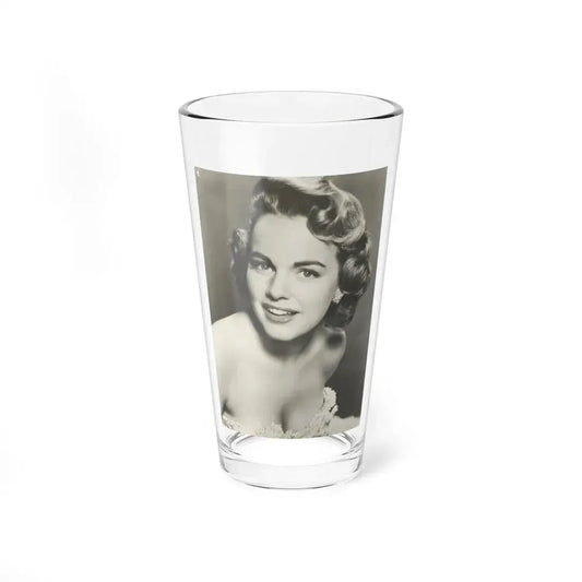 Terry Moore #724 - Head & Upper Body B&W Glamour 50's Vintage Photo (Vintage Female Icon) Pint Glass 16oz 16oz - Go Mug Yourself