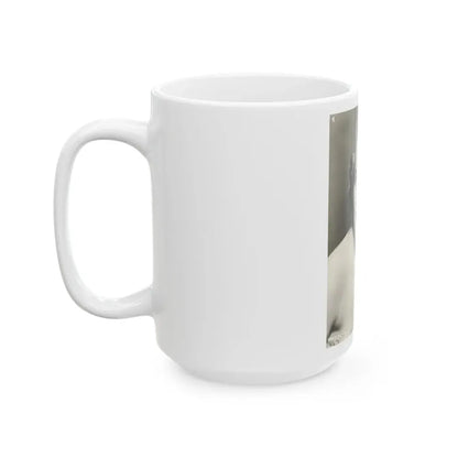 Terry Moore #724 - Head & Upper Body B&W Glamour 50's Vintage Photo (Vintage Female Icon) White Coffee Mug - Go Mug Yourself