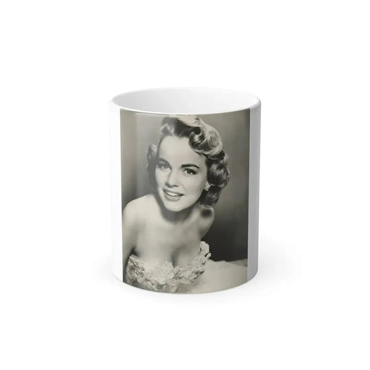 Terry Moore #724 - Head & Upper Body B&W Glamour 50's Vintage Photo1 (Vintage Female Icon) Color Changing Mug 11oz Default Title 11oz - Go Mug Yourself