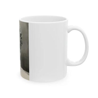 Terry Moore #724 - Head & Upper Body B&W Glamour 50's Vintage Photo1 (Vintage Female Icon) White Coffee Mug-Go Mug Yourself