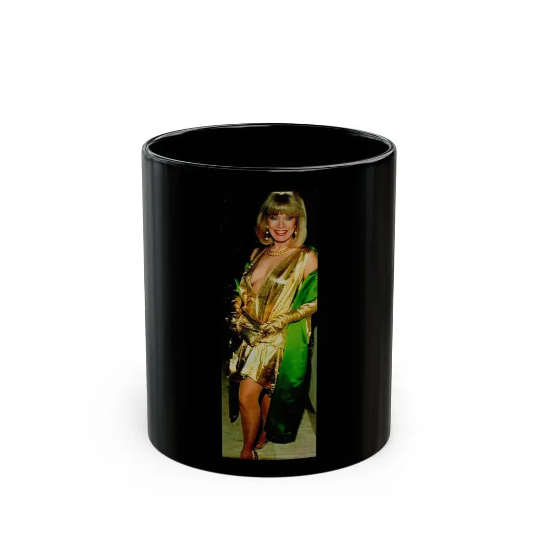Terry Moore #727 (Vintage Female Icon) Black Coffee Mug 11oz - Go Mug Yourself