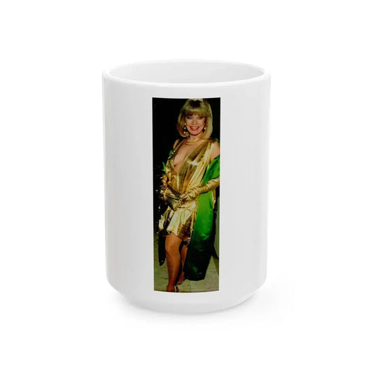 Terry Moore #727 (Vintage Female Icon) White Coffee Mug 15oz - Go Mug Yourself