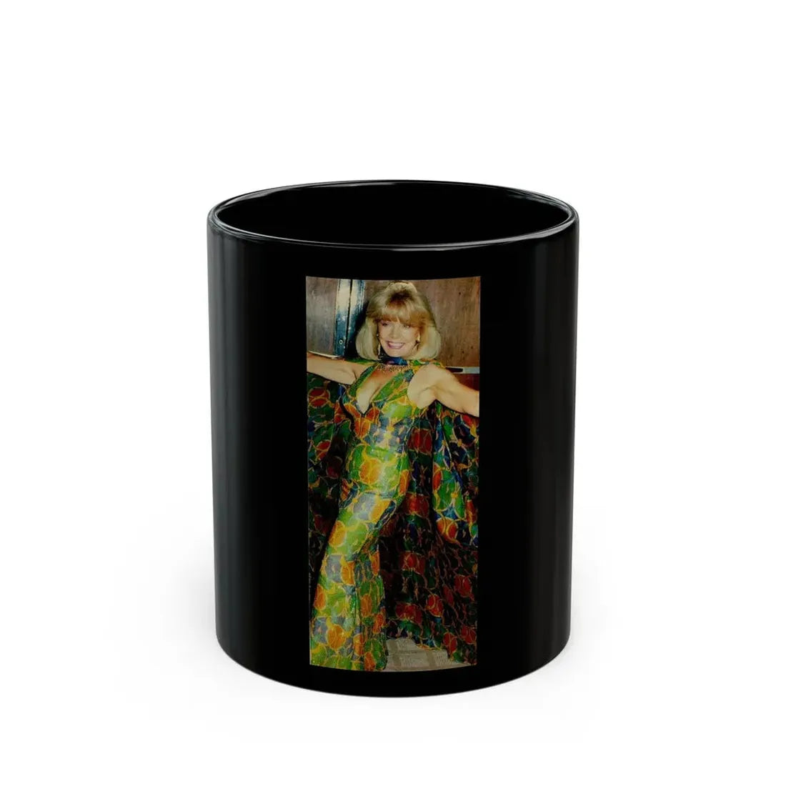 Terry Moore #728 (Vintage Female Icon) Black Coffee Mug 11oz - Go Mug Yourself