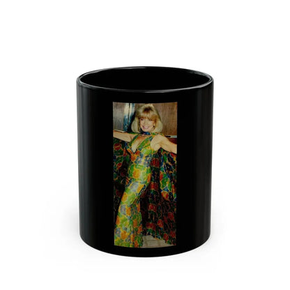 Terry Moore #728 (Vintage Female Icon) Black Coffee Mug 11oz - Go Mug Yourself