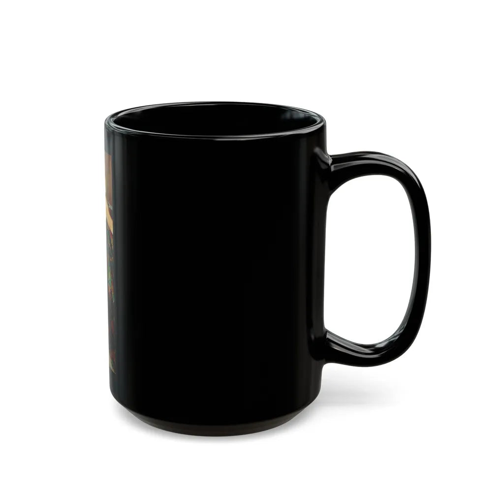 Terry Moore #728 (Vintage Female Icon) Black Coffee Mug-Go Mug Yourself