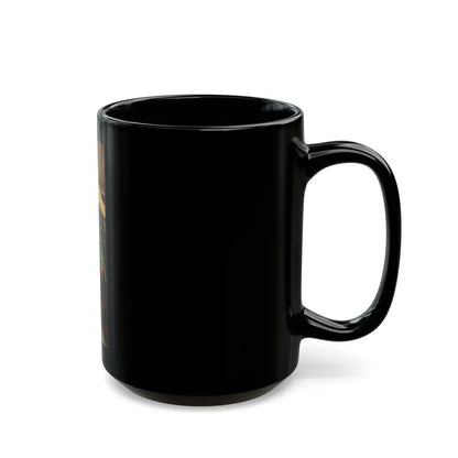 Terry Moore #728 (Vintage Female Icon) Black Coffee Mug - Go Mug Yourself