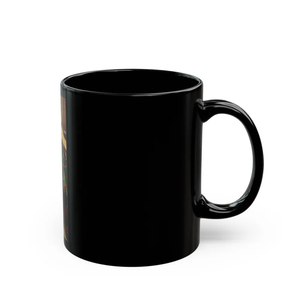 Terry Moore #728 (Vintage Female Icon) Black Coffee Mug-Go Mug Yourself
