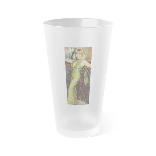 Terry Moore #728 (Vintage Female Icon) Frosted Pint Glass 16oz-16oz-Frosted-Go Mug Yourself