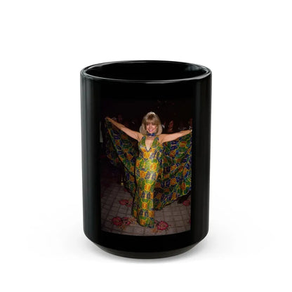 Terry Moore #730 (Vintage Female Icon) Black Coffee Mug 15oz - Go Mug Yourself